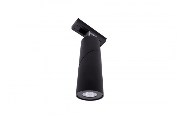 фото Трековый SWG LED светильник круглый черный 10 Вт 3000К LDT-RBL-10W-WW (LD-3025)