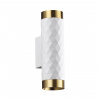 Белый/золотистый/металл Настенный светильник IP20 LED GU10 max 2*10W AD ASTRUM HIGHTECH, арт. 4286/2W