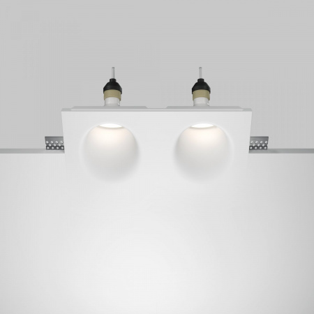 фото Встраиваемый светильник Maytoni Technical Gyps Modern DL002-WW-02-W, белый