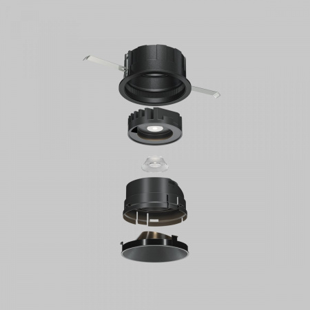 фото Декоративная рамка-отражатель для светильников серии Образ / Wise Maytoni Technical Ring057-10-B, черный