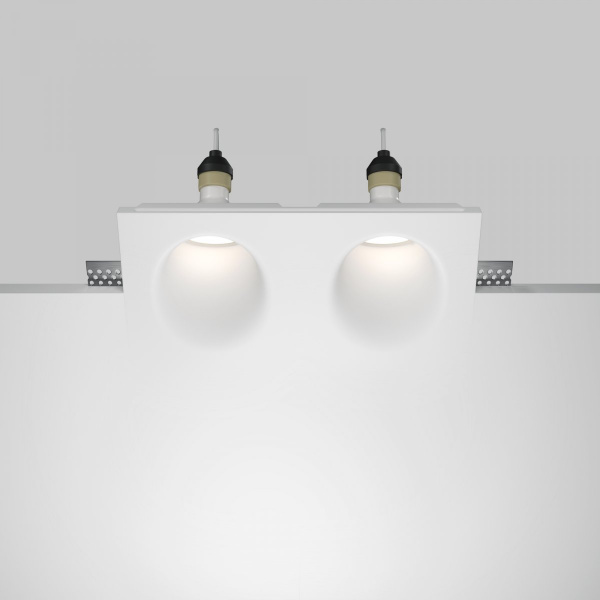 фото Встраиваемый светильник Maytoni Technical Gyps Modern DL002-WW-02-W, белый