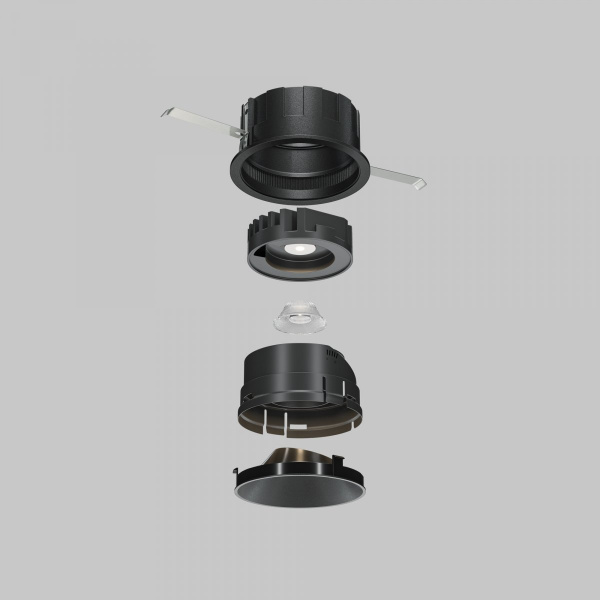 фото Декоративная рамка-отражатель для светильников серии Образ / Wise Maytoni Technical Ring057-10-B, черный