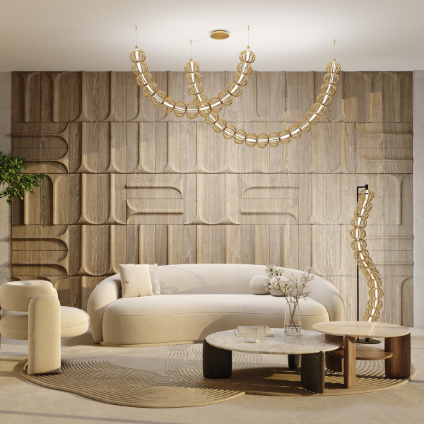 фото Торшер Maytoni Golden Cage MOD216FL-L38G3K, золото