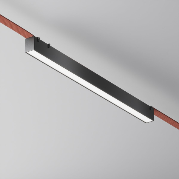 фото Трековый подвесной светильник Maytoni Technical Basis TR129B-24W4K-B, черный