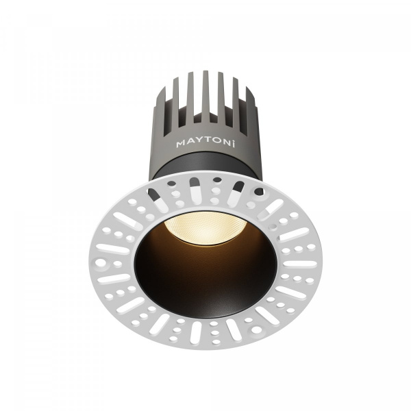 Встраиваемый светильник Maytoni Technical Dip DL122-15W-3K-TRS-B, черный