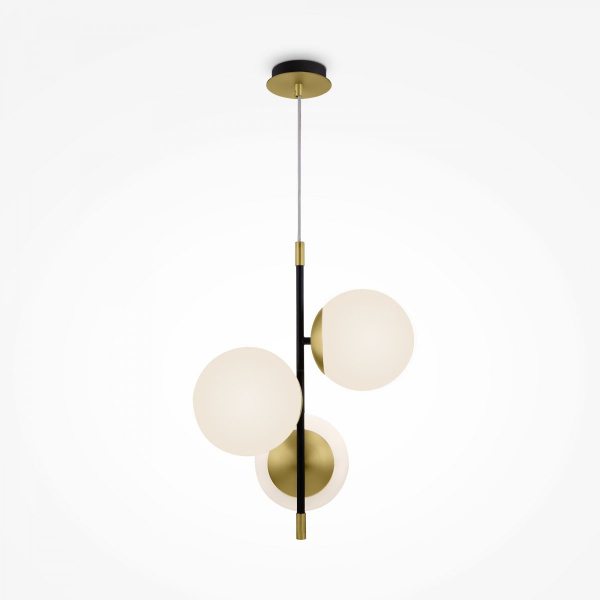фото Подвесной светильник Maytoni Nostalgia MOD048PL-03G, черный