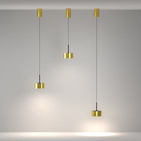 фото Подвесной светильник Maytoni Glare P102PL-12W4K-BS, латунь