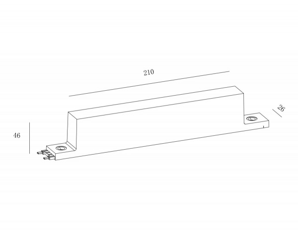 фото Блок питания накладной SWG на трек, системы SLIM белый DRV-SLIM-150-WH, 48В, 150W, DRV-SLIM-150-WH