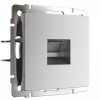 фото Розетка Ethernet RJ-45 (серебряный матовый) W1181065