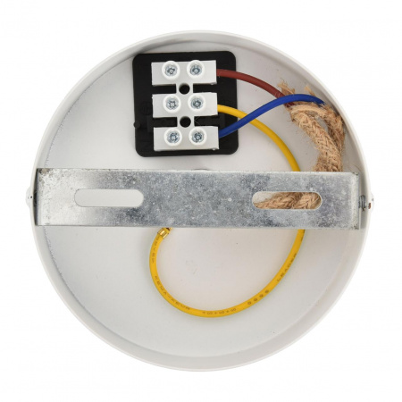 фото Белый/бежевый, цемент/металл/джутовый шнур Подвес E27 LED 10W 220V BOHO ECO, арт. 8367/1B