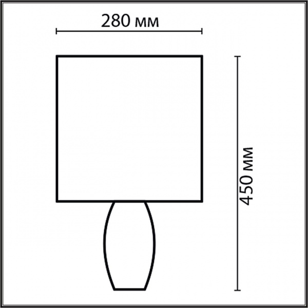 фото Синий, керамика/текстиль Настольная лампа E27 1*60W 220V LAPUNA COMFI, арт. 8122/1T