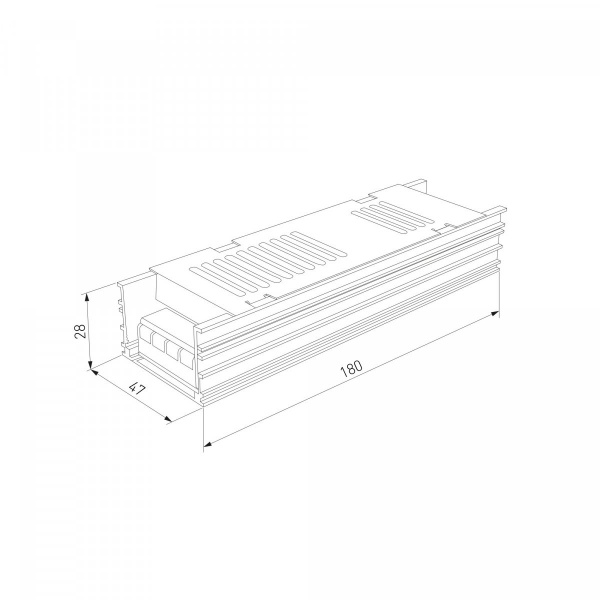 фото Блок питания для светодиодной ленты 12V 150W LST 12A