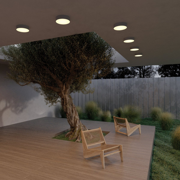 фото Уличный потолочный светильник Maytoni Outdoor Zon IP O431CL-L30B3K, черный