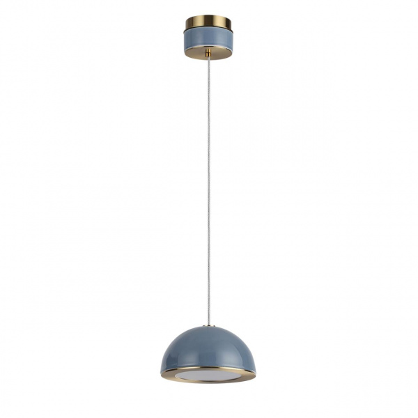 Светлая бронза/синий/металл/керамика/акрил Подвес LED 6W 3000K LULU L-VISION, арт. 5452/6LA
