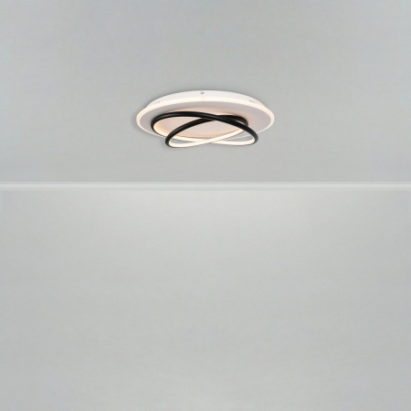 фото Потолочный светильник Freya FR6089CL-L120WB, бело-черный