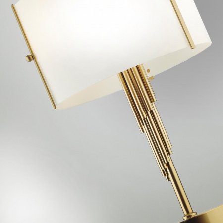 фото Бронзовый/белый матовый/металл/стекло Настольная лампа E27 2*40W MARGARET MODERN, арт. 5415/2T