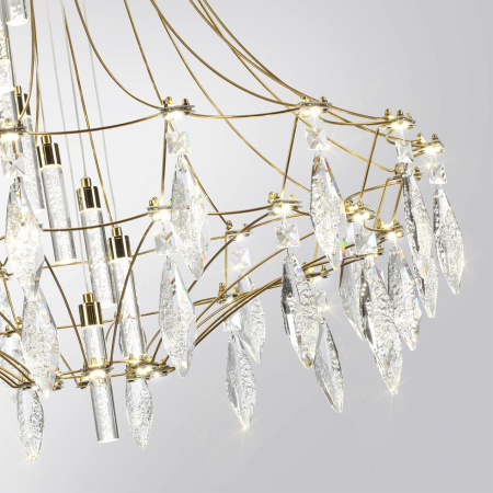 фото Люстра золото/металл/хрусталь IP20 LED 51W 4000K FLAMENCO CLASSIC, арт. 7000/51L