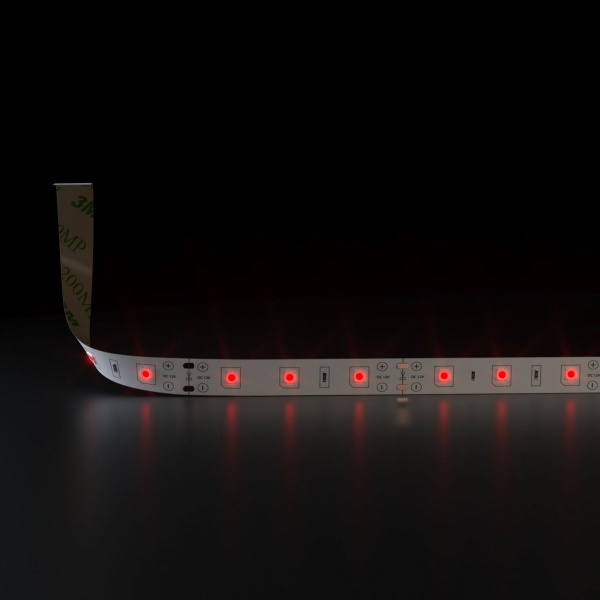 Светодиодная лента 12 В 4,8 Вт/м 60 Led/м 2835 IP20, красный, 5 м