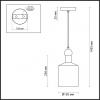 фото Белый/золотой Подвес Е27 1*40W 220V BOLLI PENDANT, арт. 4087/1
