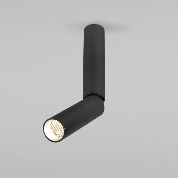 фото Накладной поворотный светодиодный светильник с антибликовой решеткой Pika 25029/LED 6W 4200K чёрный