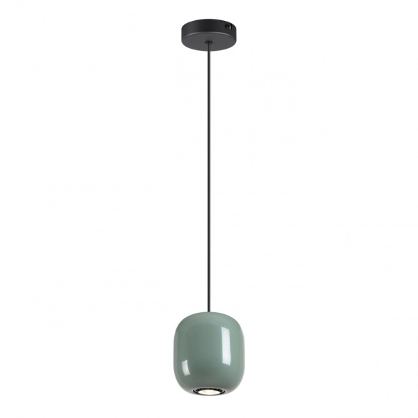 фото Черный/зеленый/металл Подвес GU10 LED 4W OVALI PENDANT, арт. 5053/1C
