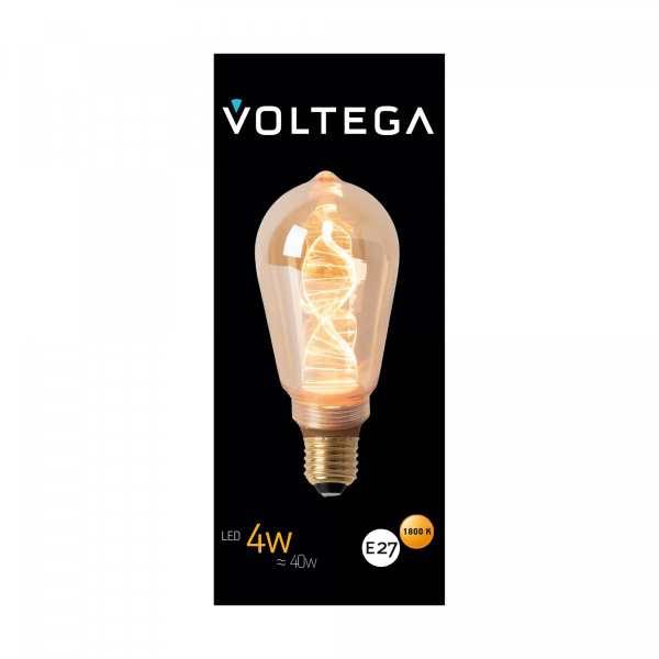 фото лампа филаментная Voltega 8593, янтарный