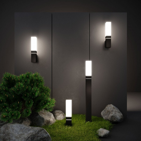 фото Ландшафтный светодиодный светильник чёрный IP54 1536 TECHNO LED