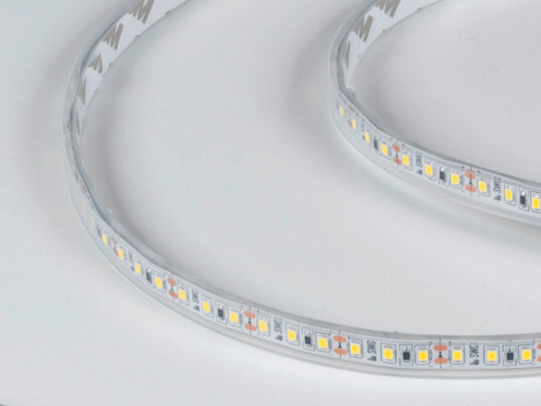 фото Светодиодная лента 2835, 120 LED/м, 9,6 Вт/м, 12В, IP66, 3M, Цвет: Нейтральный белый, SWG2120-12-9.6-NW-66-M, катушка 5 м