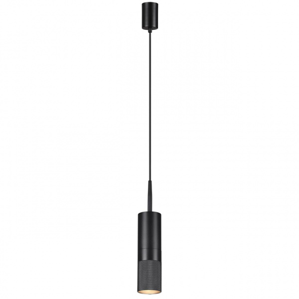 Светильник черный/металл/металл IP20 GU10 LED 10W 220-240V BULLET HIGHTECH, арт. 4356/1B