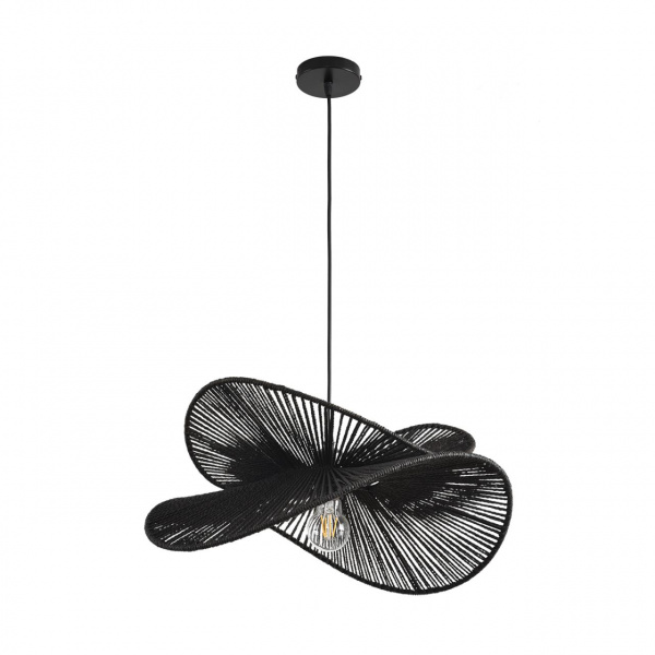 Черный, металл/джутовый шнур Подвес E27 40W 220V ROPE ECO, арт. 8382/1