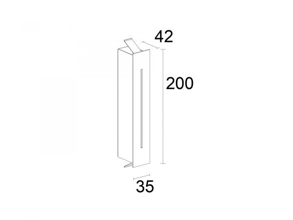 фото SWG LED светильник для ступеней PO-1420-STEP-WH-WW Белый 3Вт 3000 К