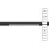 Магнитный трековый светильник Arte Lamp LINEA A4663PL-1BK