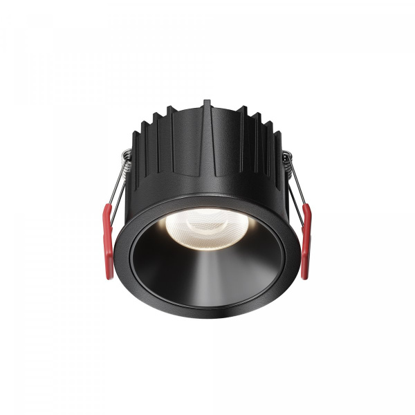 Встраиваемый светильник Maytoni Technical Alfa LED DL043-01-15W4K-RD-B-1, черный