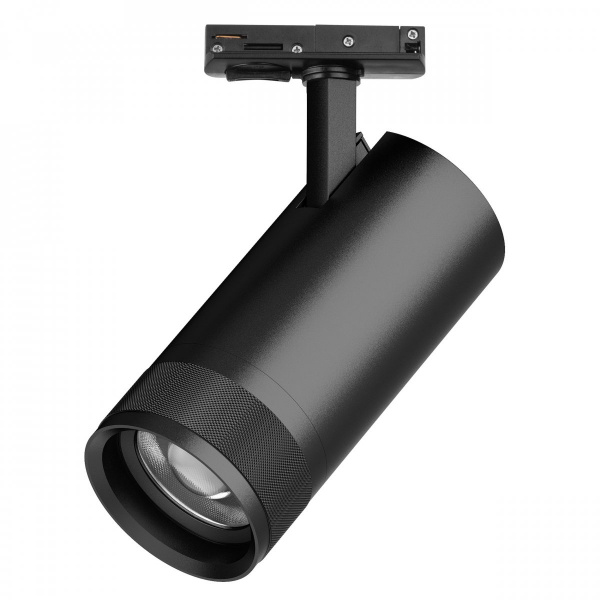 Светильник для треков BARRA 30W 2100LM 20-55G с тонким адаптером Canno Pro, черный Lightstar C4307SS