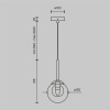 фото Подвесной светильник Maytoni Basic form MOD521PL-01G1, золото
