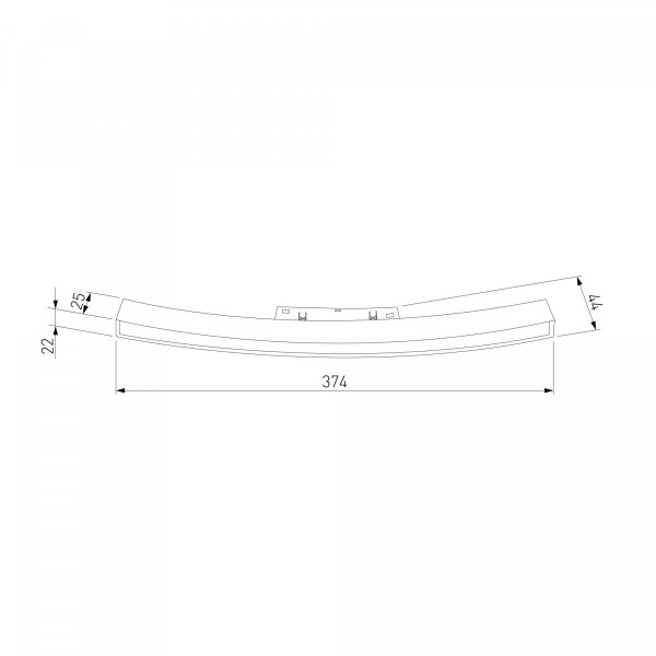 фото Slim Magnetic Трековый светильник для радиусного шинопровода 16W 4200K Planar чёрный Ø 1200мм 85182/01
