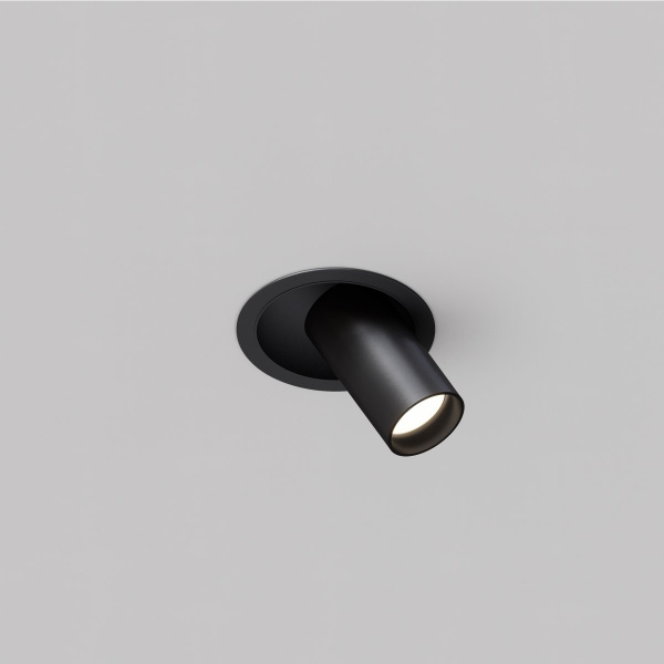 фото Встраиваемый светильник Maytoni Technical FOCUS S C048CL-01-GU10-B, черный