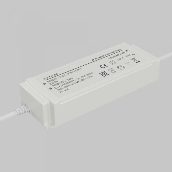фото Источник напряжения PSL026 48В 200Вт IP67 Maytoni 832009, белый