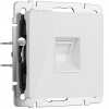 фото Розетка Ethernet RJ-45 (белый акрил) W1181041