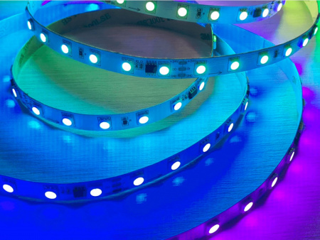 фото Лента светодиодная SWG pro, SMD5050, 60 LED/м, 14,4 Вт/м, 24В, IP20, RGB, WS2811, 3 года гарантия, катушка 5 м