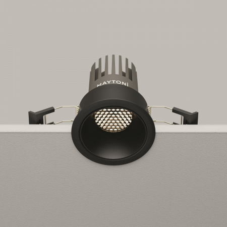 фото Встраиваемый светильник Maytoni Technical Dip DL115-10W-4K-B, черный