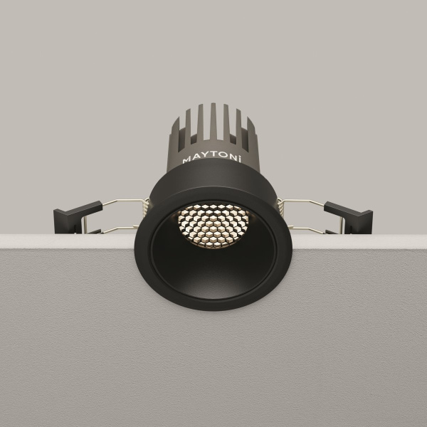 фото Встраиваемый светильник Maytoni Technical Dip DL115-10W-4K-B, черный