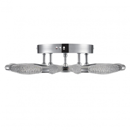 фото Хром, металл/пластик Люстра потолочная с ПДУ LED 65W 3000-6000K 220V RUANA LEDIO, арт. 8239/5CL