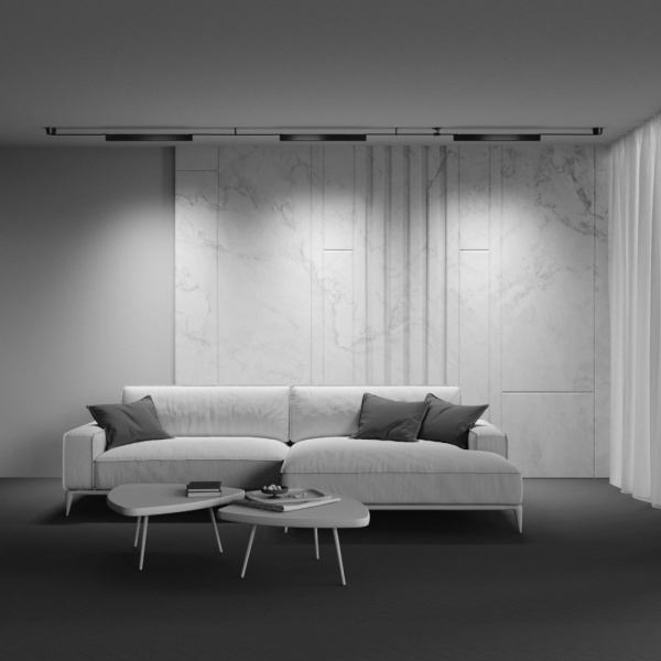 фото Трековый подвесной светильник Maytoni Technical Points TR128B-24W4K-M-B, черный