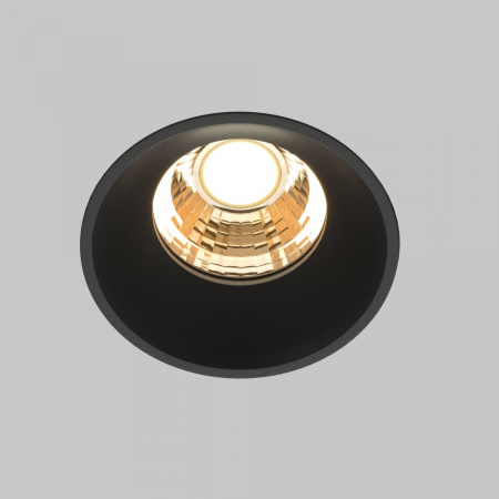 фото Встраиваемый светильник Maytoni Technical Round DL058-7W2.7K-TRS-B, черный