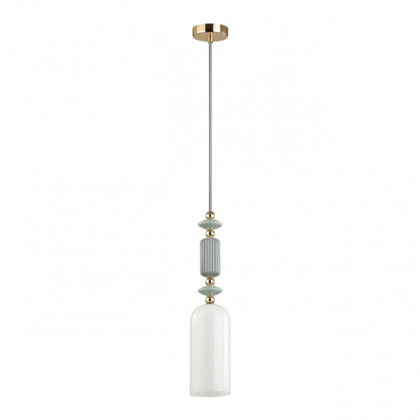 Золото/разноцветн./керамика/стекло Подвес E14 1*40W CANDY CLASSIC, арт. 4861/1A