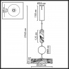 фото Молочный/античная бронза/металл/керамика/хрусталь/акрил Подвес LED 32W 2000К/3000K/4000K RIVIERA L-VISION, арт. 5450/32L