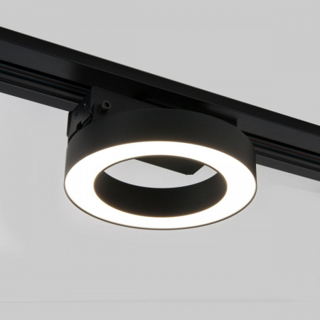 фото Трековый светодиодный светильник для однофазного шинопровода Spila черный 12W 4200K 85079/01