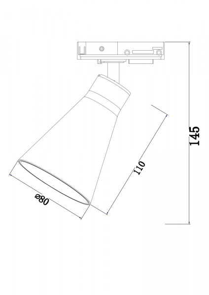 фото Трековый светильник Maytoni Technical Virar TR022-1-GU10-W, белый
