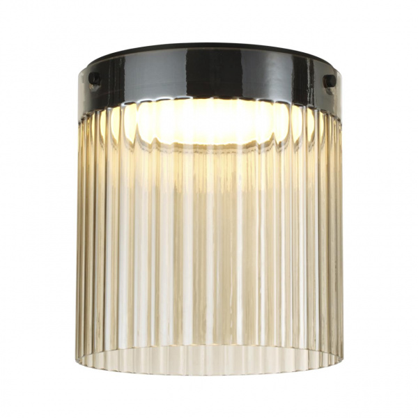 фото Черный/светл.янтарный/металл/стекло Потолочный светильник LED 20W 4000К 2238Лм PILLARI L-VISION, арт. 5047/20LC